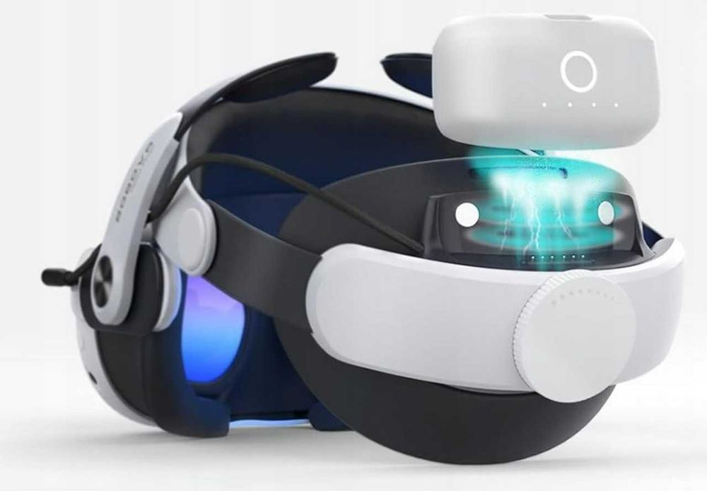 Gogle VR Meta Quest 3 Oculus 128GB + BOBOVR M3 PRO pasek jak nowe