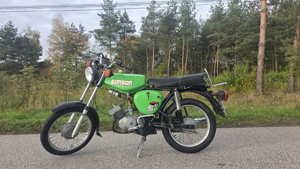 Simson s51 4 biegowy Zarejestrowany w Polsce orginal sprawny dostawa