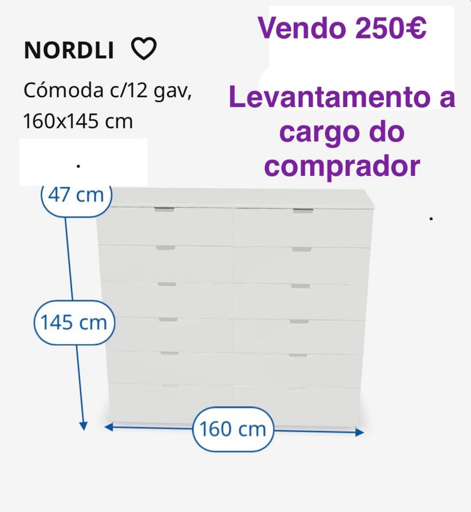 Armario 12 gavetas