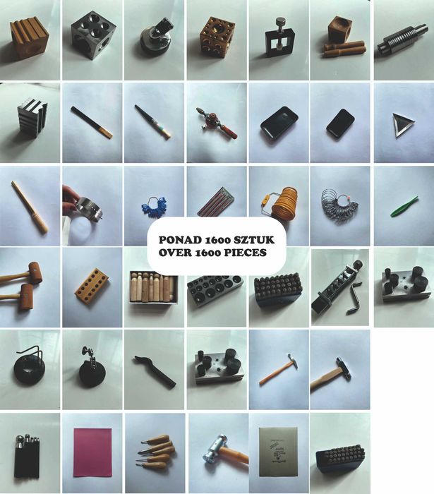 Zestaw 1600 narzędzi jubilerskich