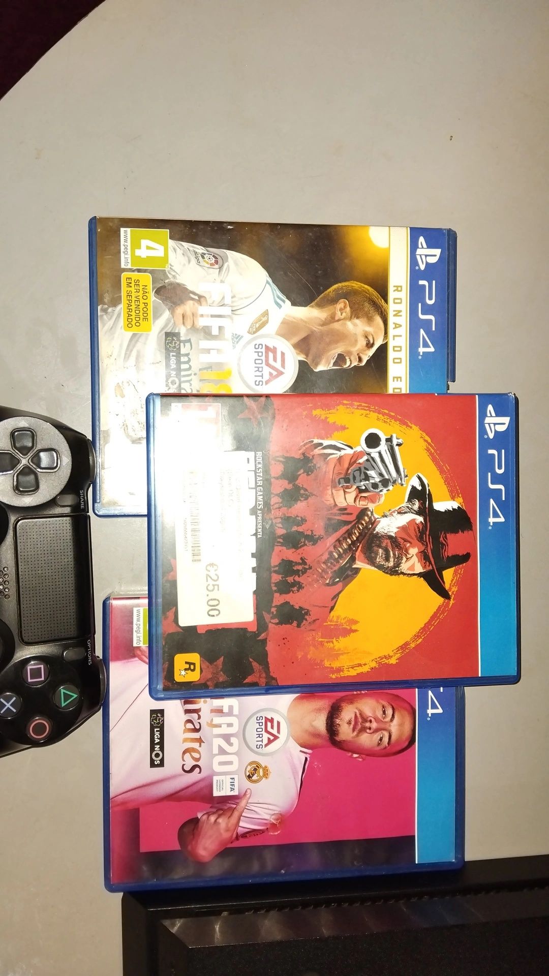 PS4 comando original e jogos