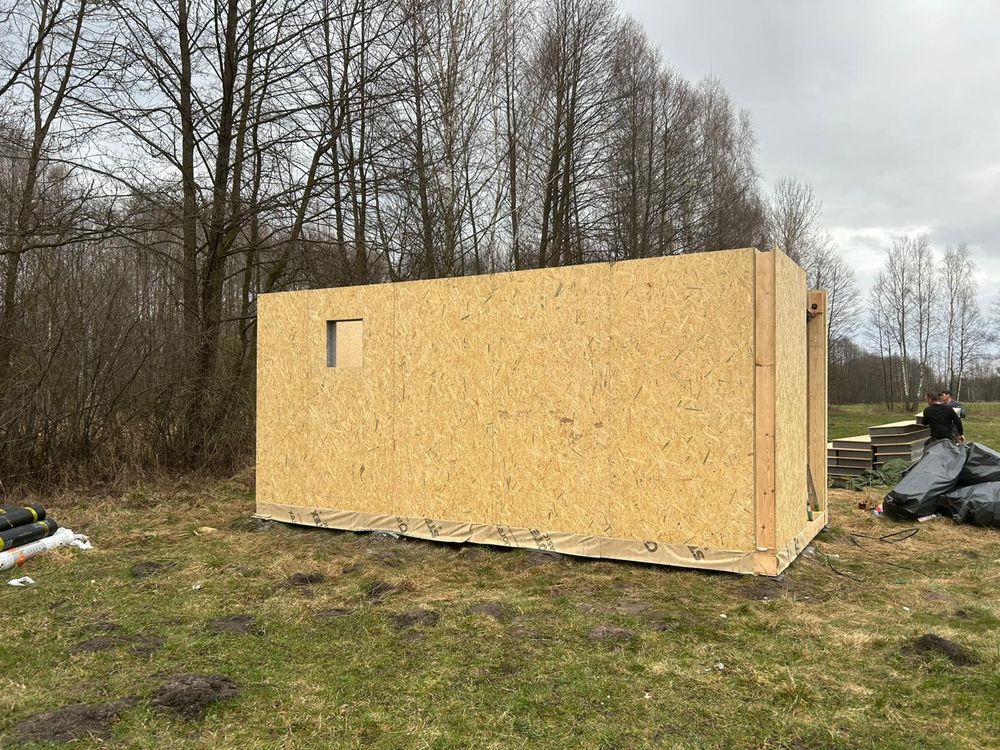 Domek modulowy ROD sauna biuro bez pozwolenia na zgloszenie HIT sip