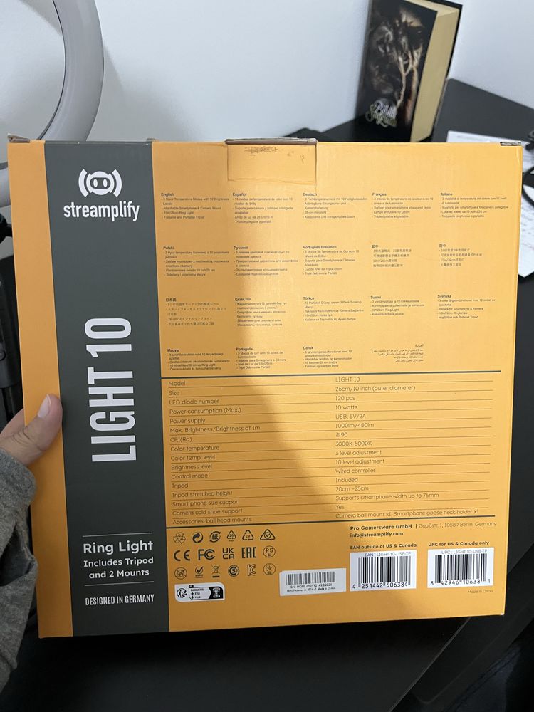 Ringh light 10 streamplify
