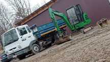 Usługi koparką 3.5t Transport wywrotką