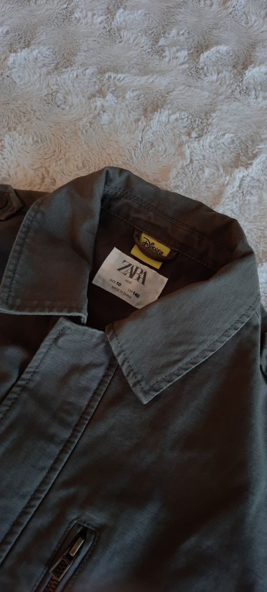 Katana/ kurtka jeansowa khaki Myszka Miki Zara rozmiar 140