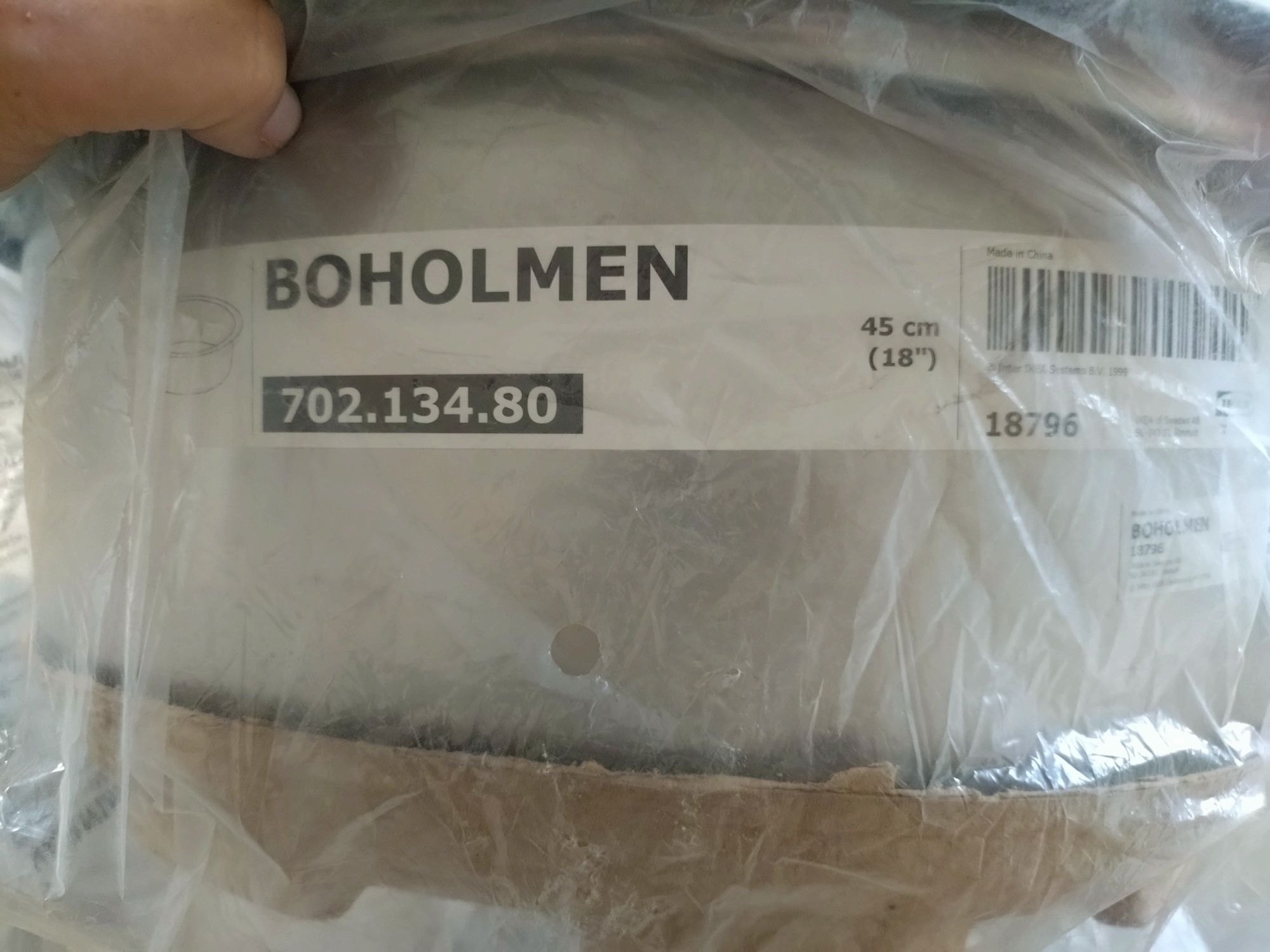 Zlew nowy  Ikea Boholmen i syfon LILLVIKEN