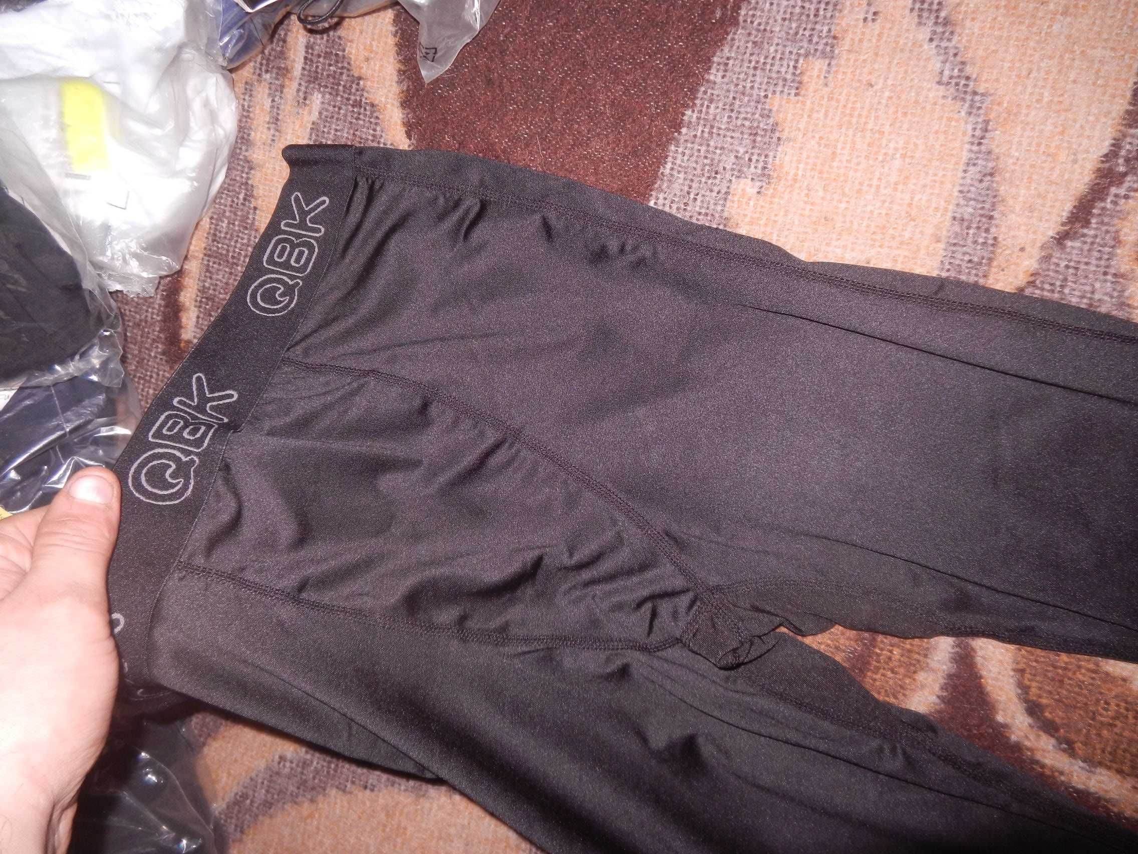 Promocja->legginsy męskie  rozm Xl czarne ostatnie sportowe