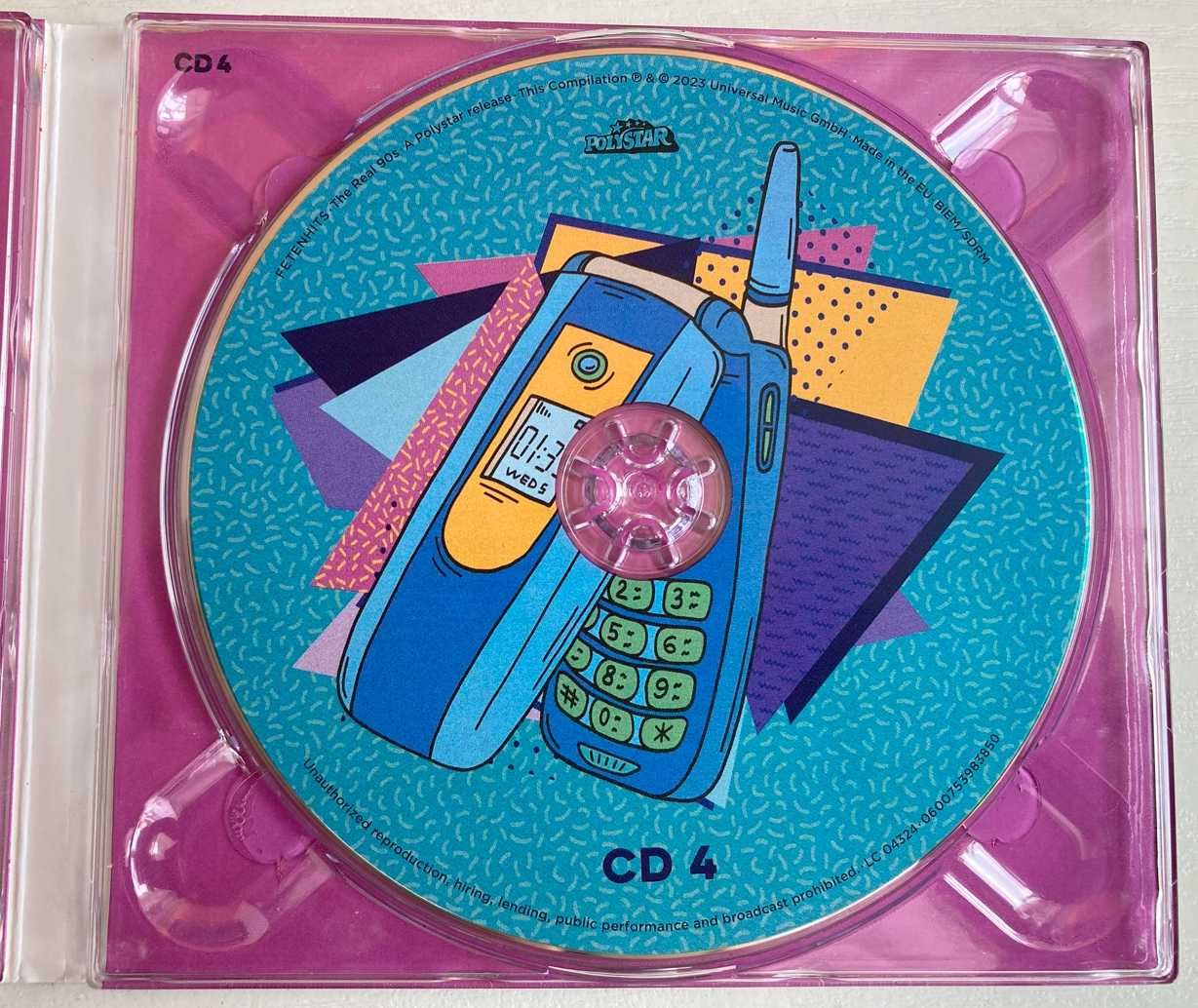 4CD:  Fetenhits - The Real 90s - 2023 rok
