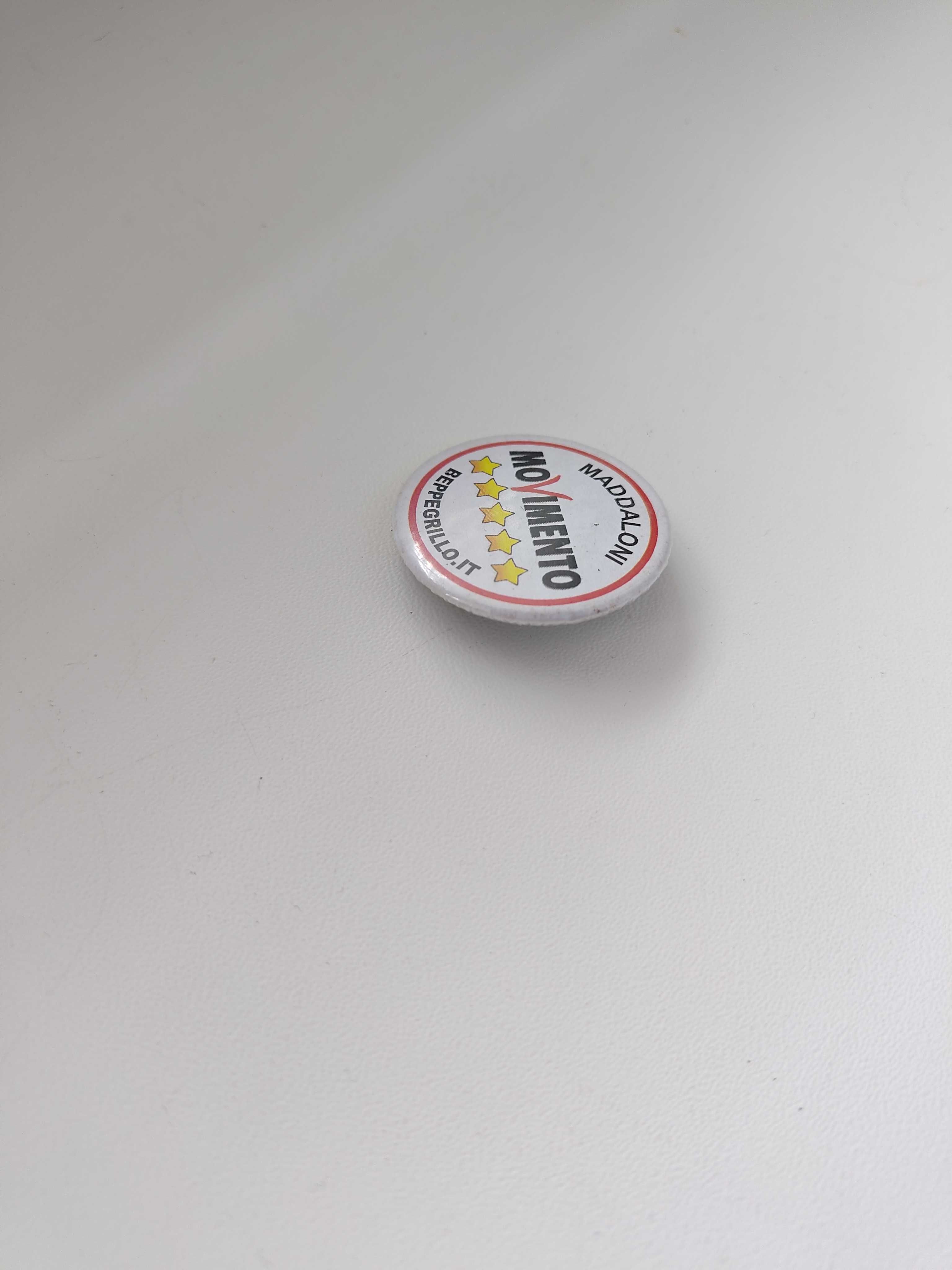 Spinka wpinka z Włoch Movimento Italia 5 stelle Ruch 5 gwiazd Logo