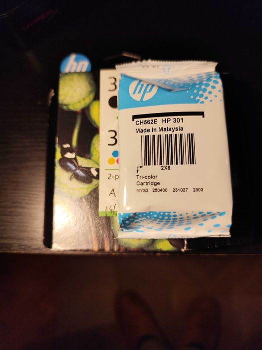 Tinteiro tricolor  HP 301 original