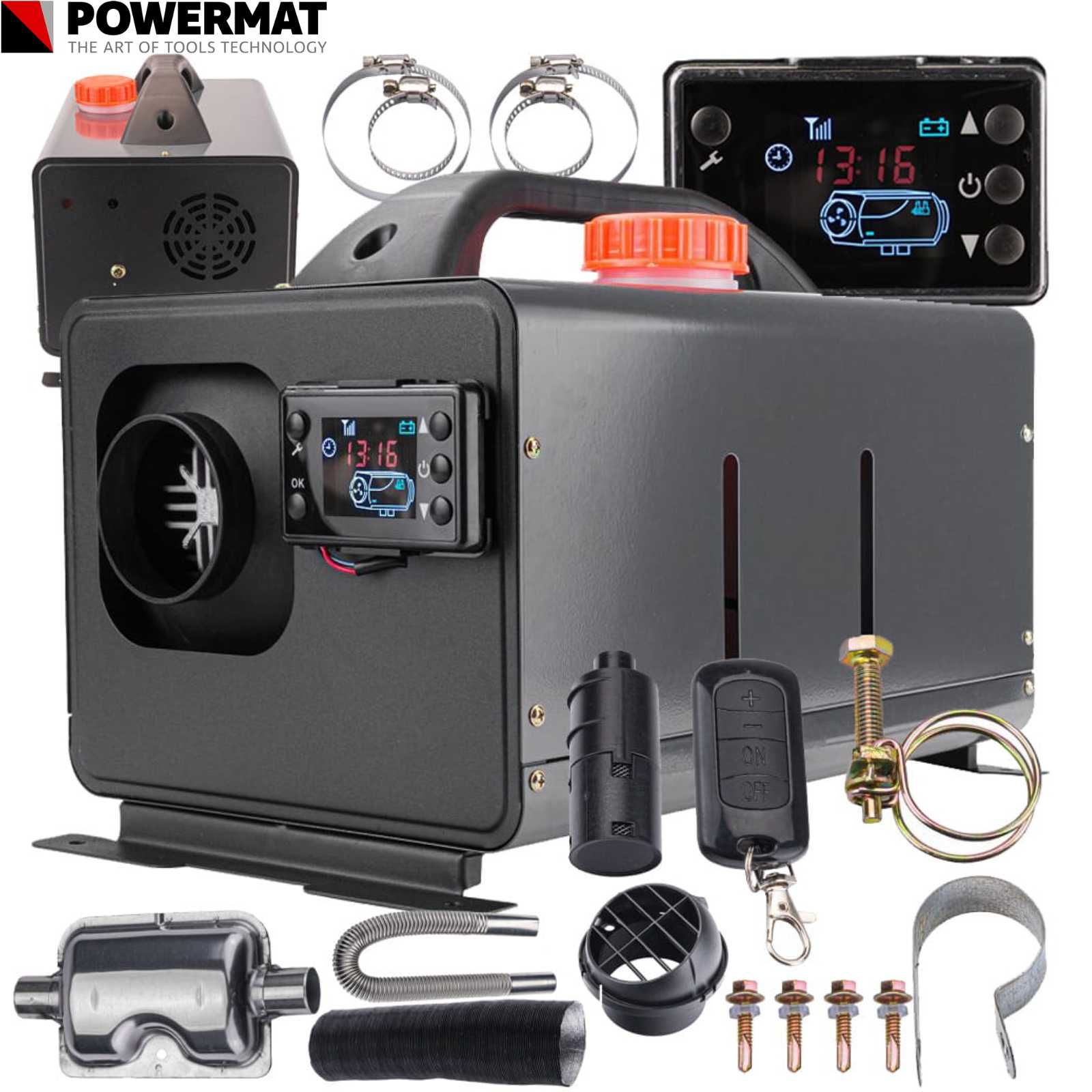 POWERMAT Nagrzewnica Olejowa 8kw Ogrzewanie Postojowe 12v PM1180