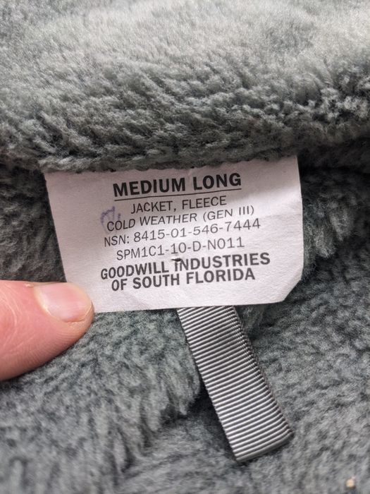 Фліс армії США ECWCS level 3 Polartec ML