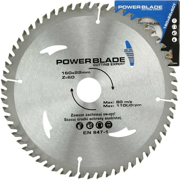 Tarcza tnąca widiowa do drewna 160mm x2,2 x60T Piła Widia