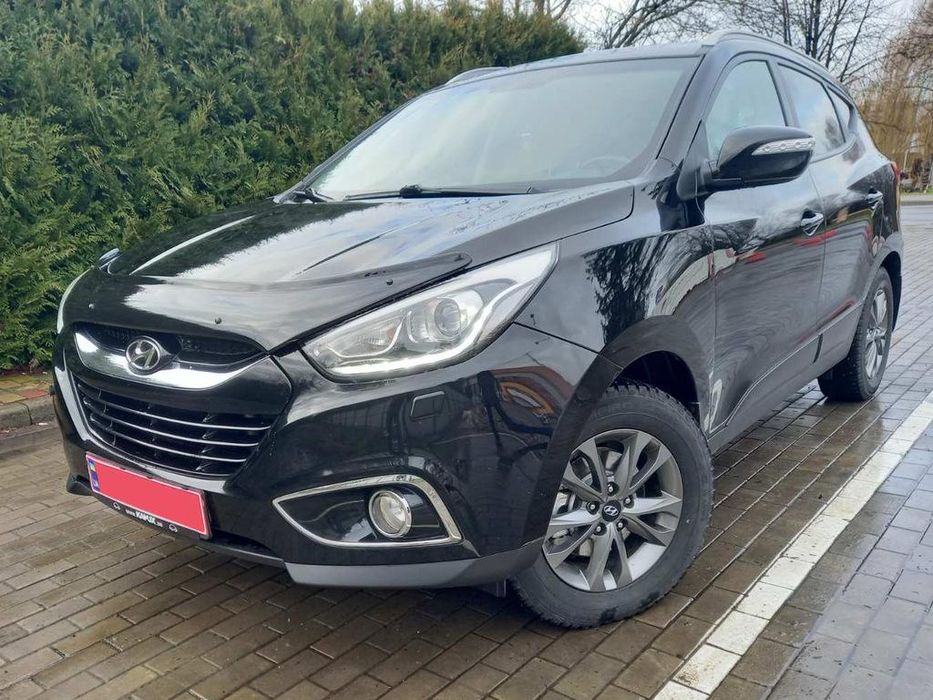 Hyundai IX35 Дефлектор капота (мухобойка) EuroCap