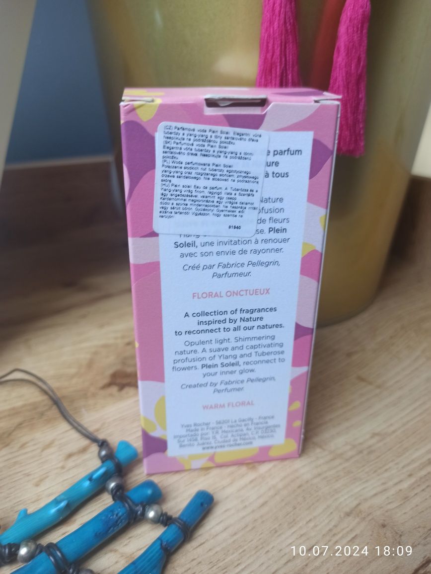 Plein Soleil od Yves Rocher woda perfumowana 100 ml