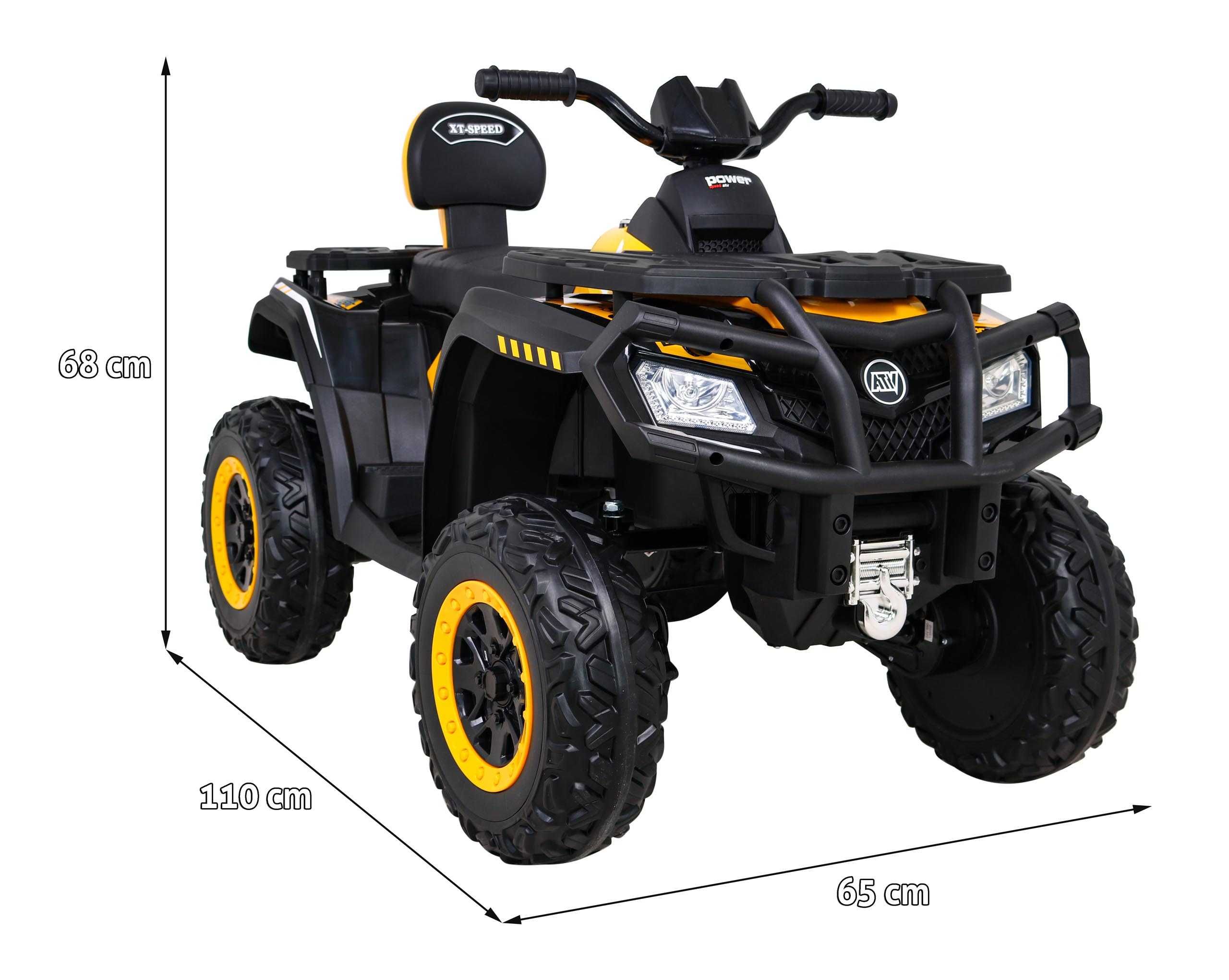 Quad Dla Dzieci XT-SPEED 4x4 dla dzieci Żółty S615