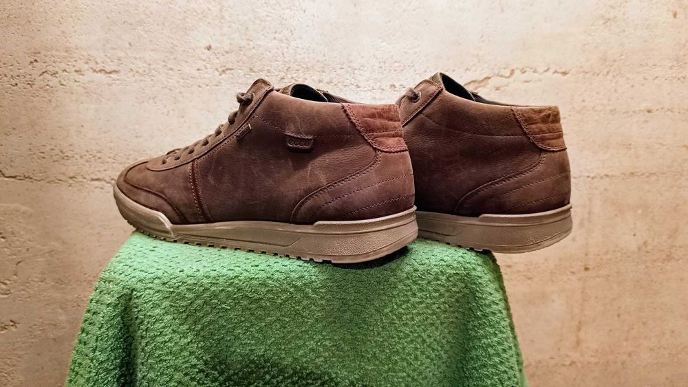 Męskie wysokie sneakersy ECCO FRASER r.45 skóra Gore-Tex stan b.dobry