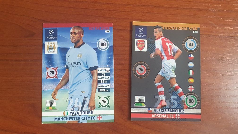 Karty piłkarskie, Panini 2014 - 2015 Champions League, karty specjalne