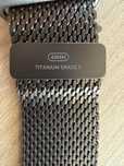 Bransoleta mediolanska z tytanu w kolorze czarnym S ultra watch w