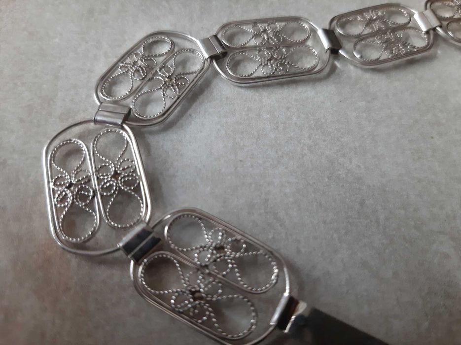 Stara bransoleta filigran. Srebro pr.3