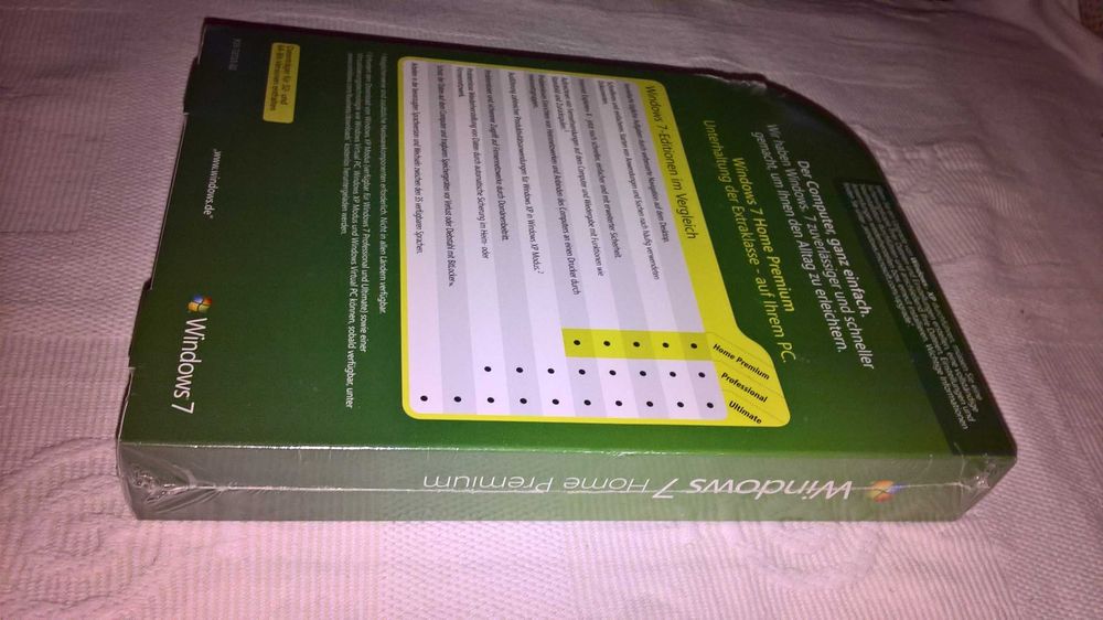 Windows 7 home premium - Box retail -nowy -folia oryginalnie zamkniety