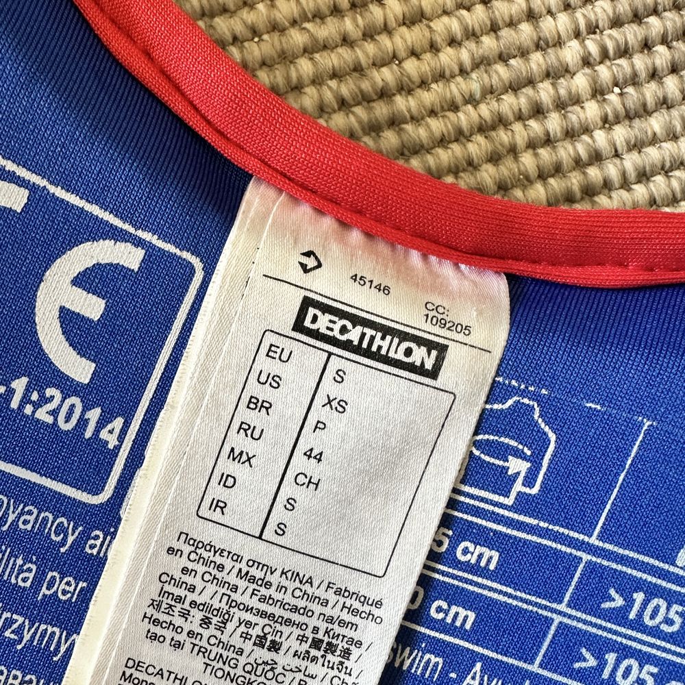 Colete de natação Nabaiji / Tamanhos S e M