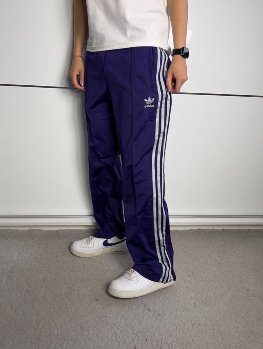 Unisex Spodnie Adidas Stripes Purple Vintage Y2K
