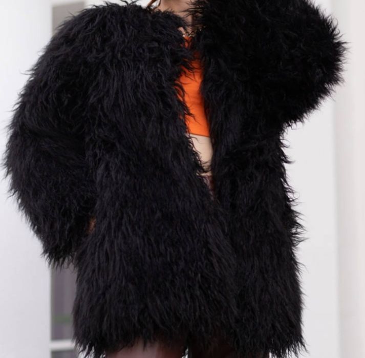 Шуба пальто штучна