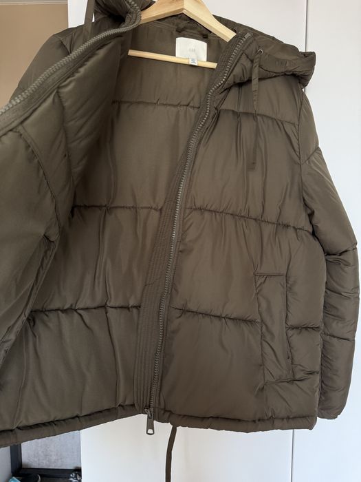 Куртка пуховик hm хакі