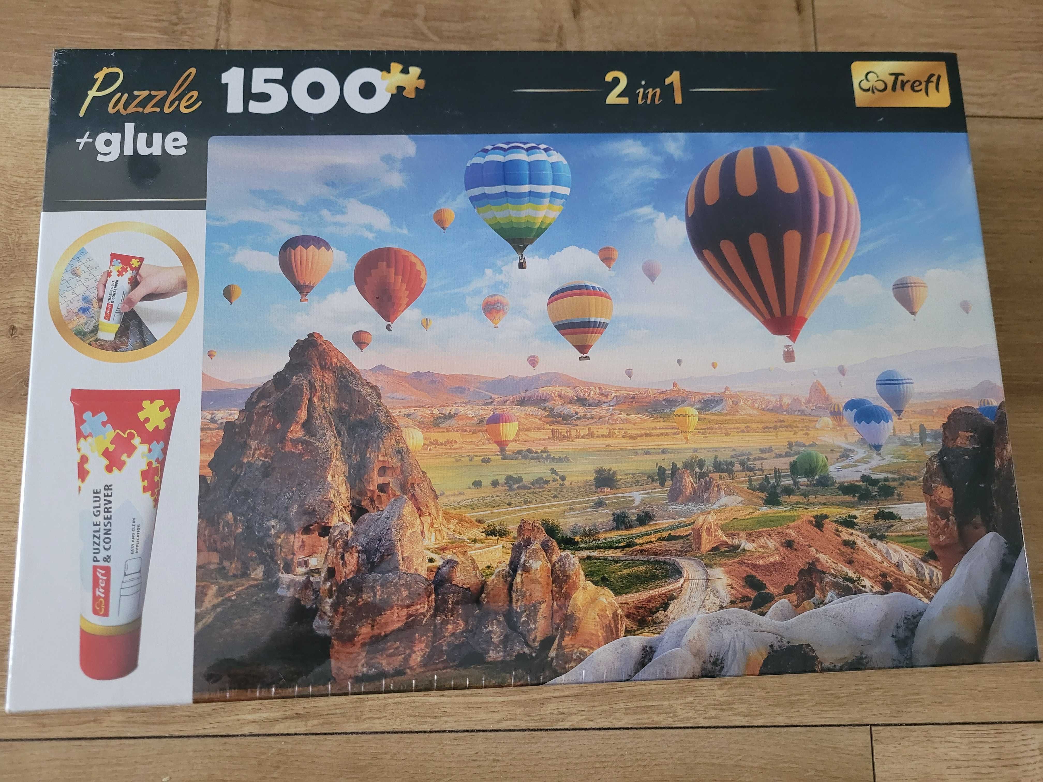 Puzzle KAPADOCJA + klej 26177 MEGABOX, 1500 el.