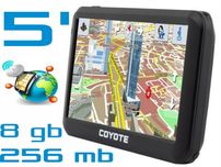 GPS навигатор COYOTE 556 MATE PRO 5' RAM 256 mb ROM 8Gb с картами 2024
