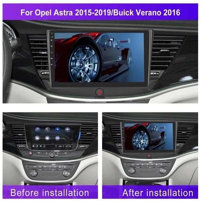 Rádio 9" android Opel Astra 2015 a 2019 CARPLAY WIFI GPS 2/32GB Novo