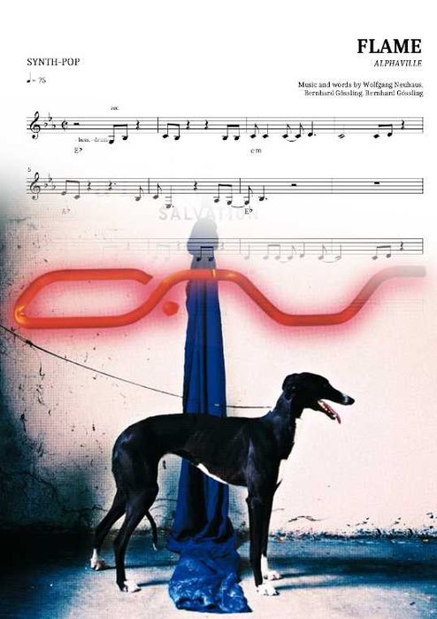 Nuty na keyboard, partytury, prymki