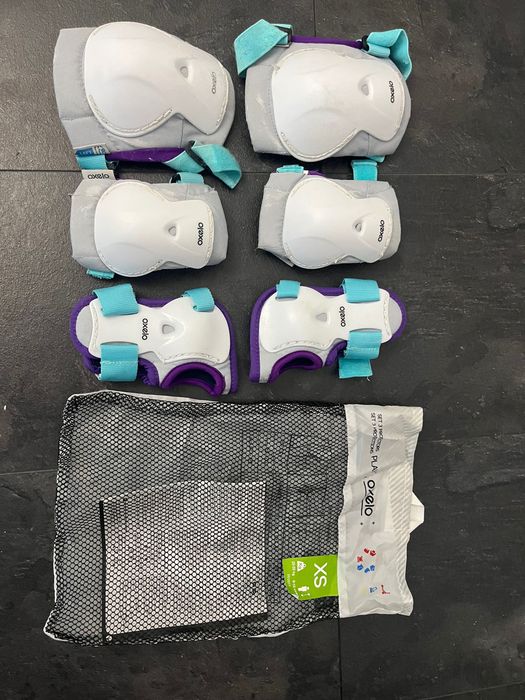 Zestaw ochraniaczy na rolki hulajnogę XS Oxelo decatlon