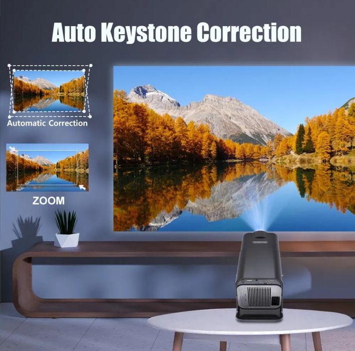 Projektor HY320 4k, 1080p, 390ANSI, wifi, by, HDMI, USB, android.