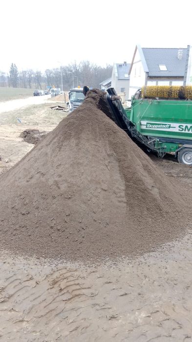 Transport oraz sprzedaż kruszyw, piachu, podbudowy itp.
