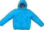 The North Face dwustronna kurtka niebieska puchowa  5-6 lat puch gęsi