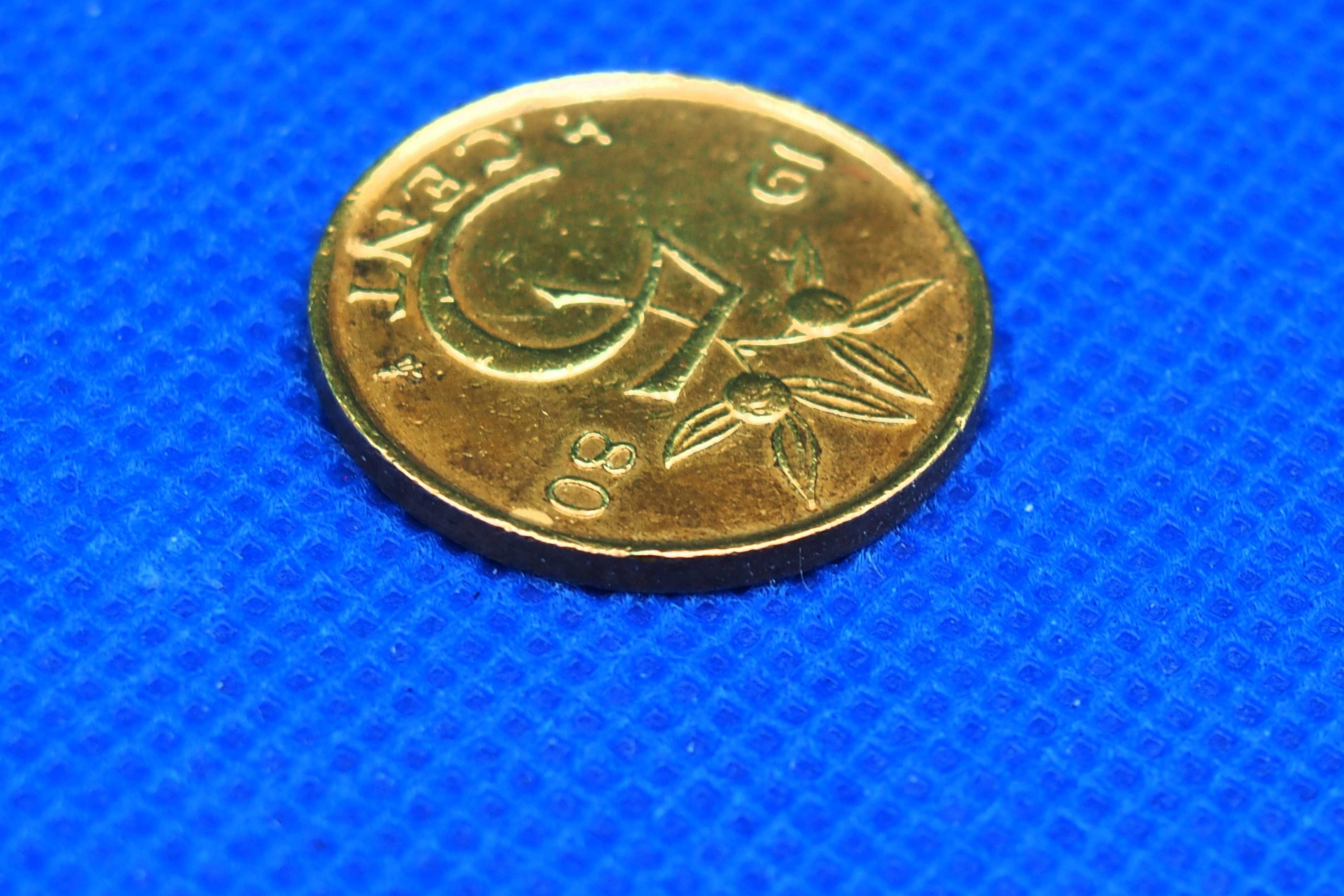Moneta 5 CENTÓW pięć CENT holenderskich HOLANDIA 1980 bilon numizmat