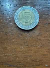Moneta 5zł 100-lecie odzyskania przez Polskę niepodległości z 2018 r