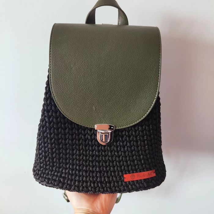 Plecak handmade na szydełku