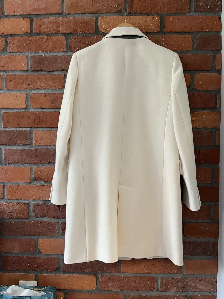 Elegancki wełniany plaszcz Zara 38