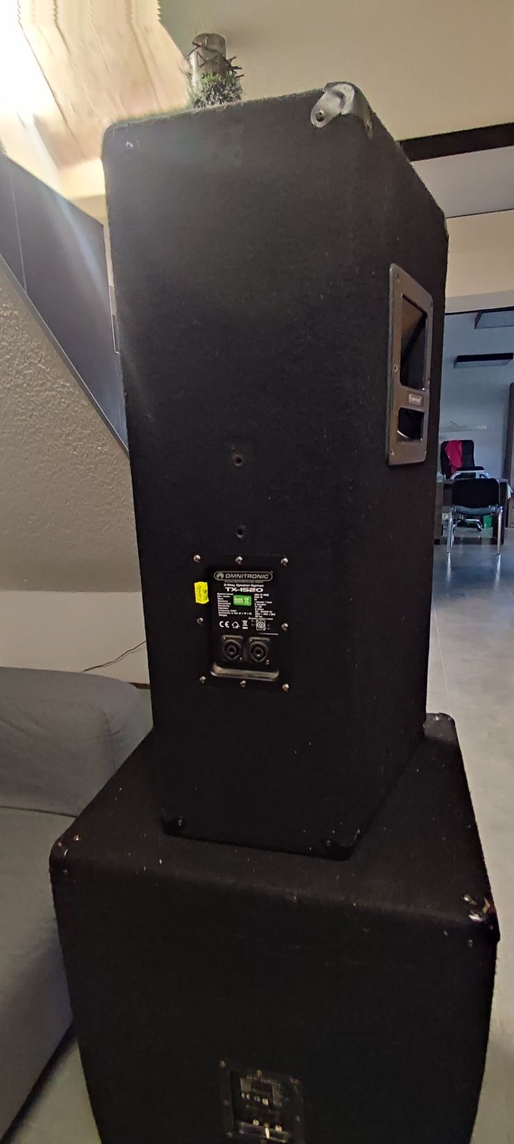 Kolumny Estradowe OMNITRONIC BX1850  Subwoofer  i  TX-1520  3 drożne