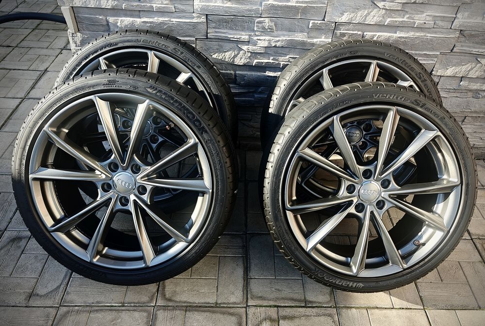 Piękne Koła Alufelgi Audi A3 A4 A5 A6 Opony Letnie Hankook 245/35R19