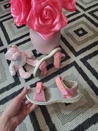 Босоніжки clarks сандалі сандалии дитячі детские рожеві розовые дівчин