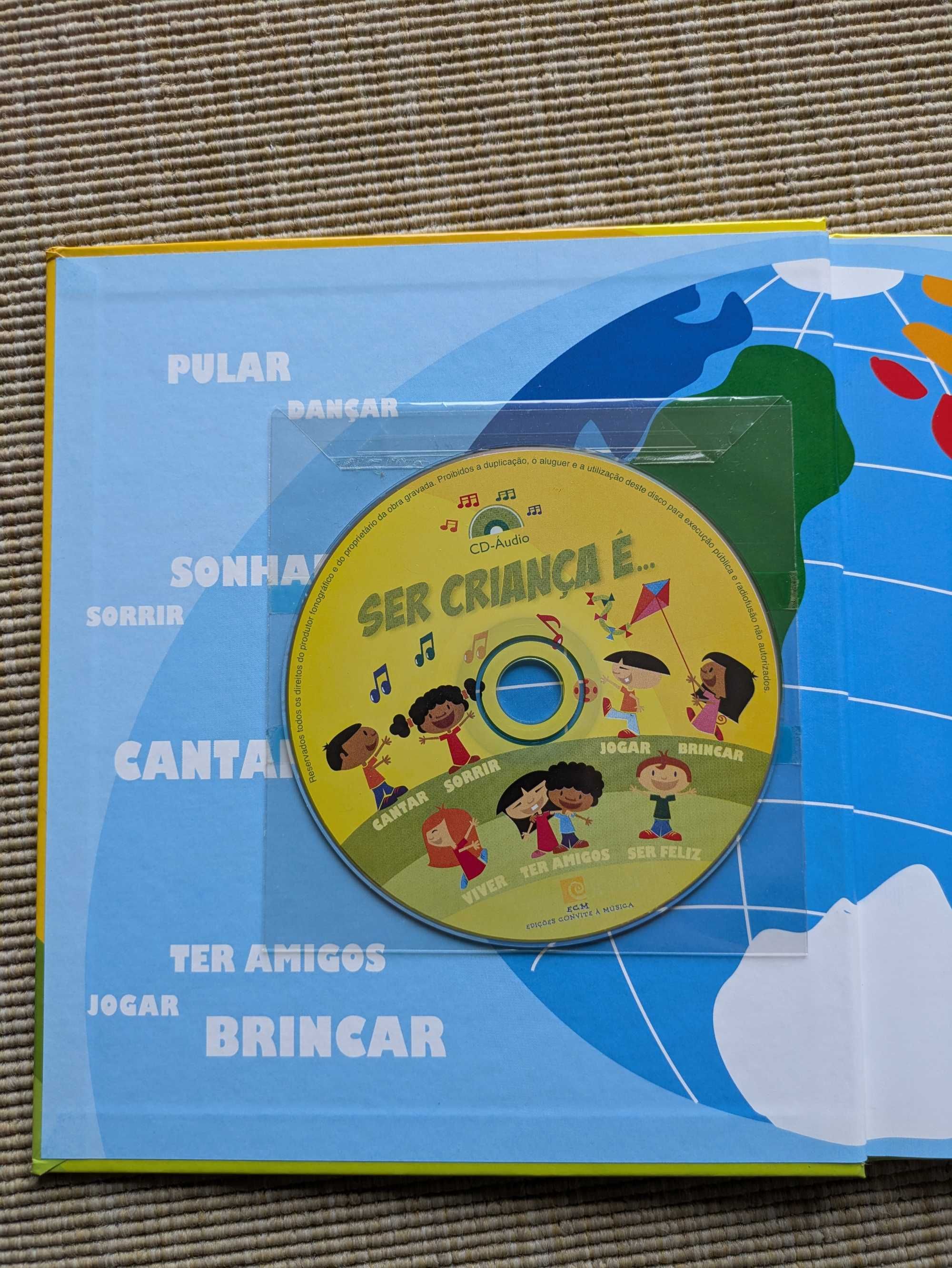 3 Livros Infantis com CD