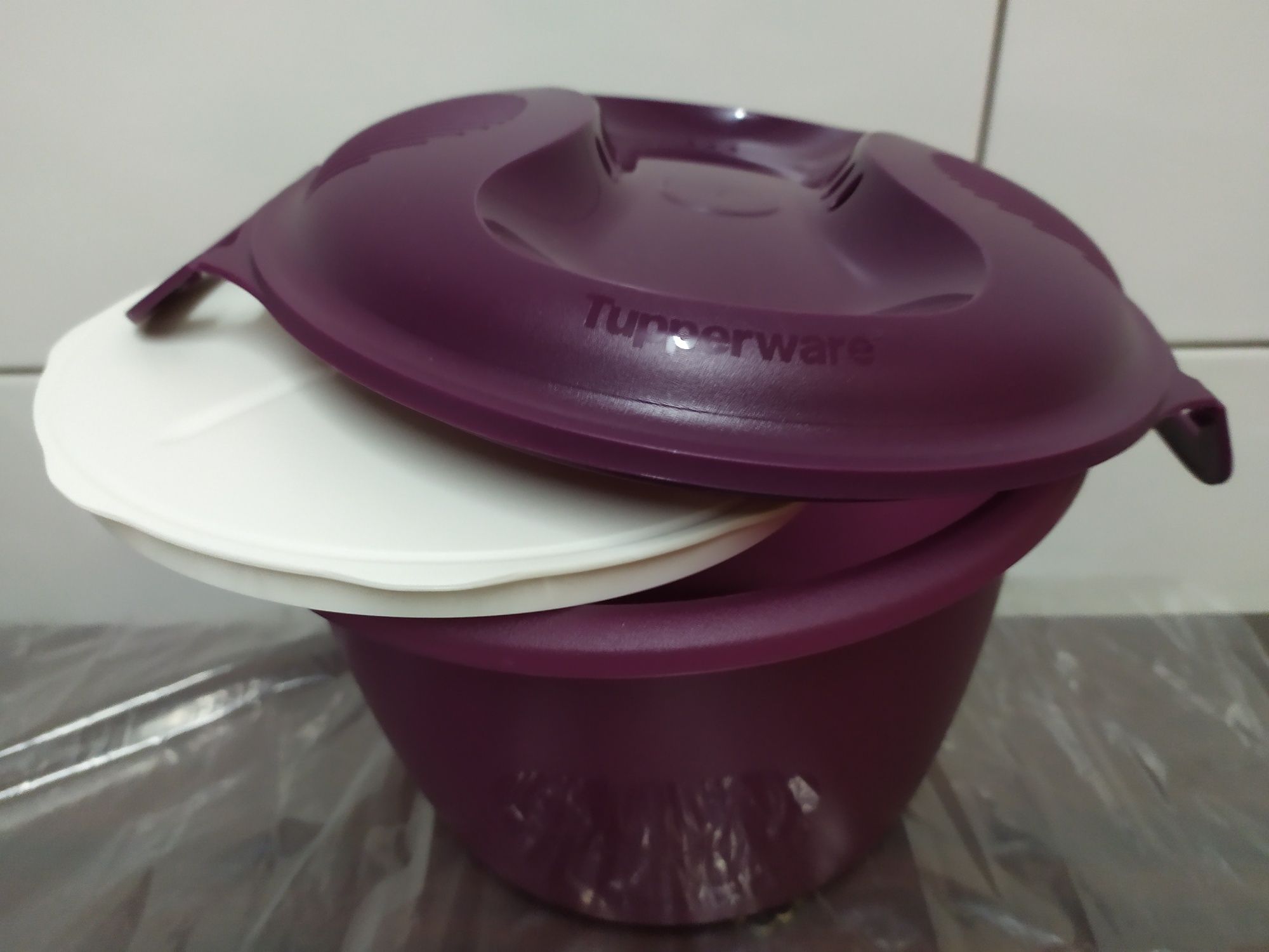 Panela de arroz tupperware