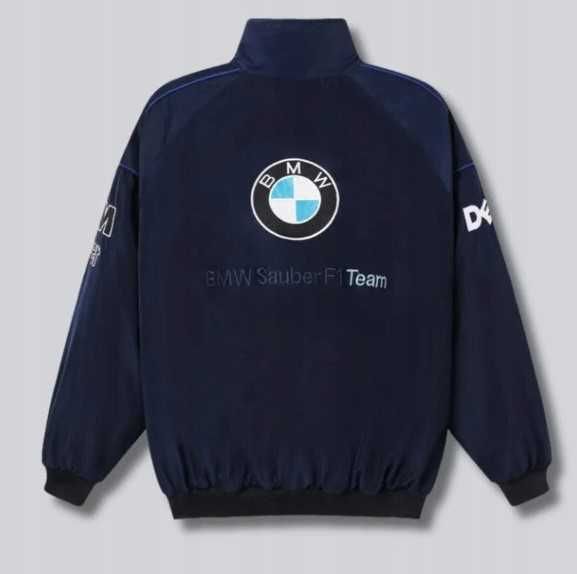 Kurtka F1 BMW Granatowa Sportowa Vintage Racing Motorsport XXL