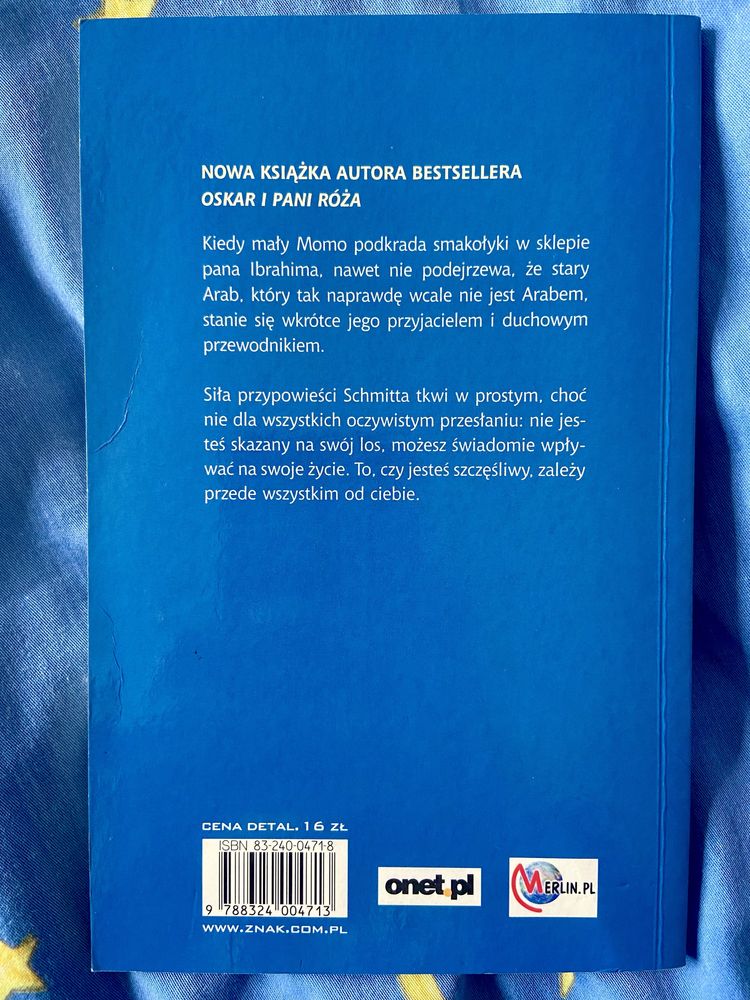 Eric- Emmanuel Schmitt „Pan Ibrahim i Kwiaty Koranu”