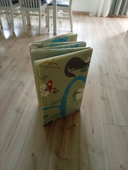 Mata piankowa dwustronna składana