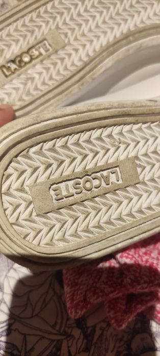 Sapatilhas Lacoste branca número 40